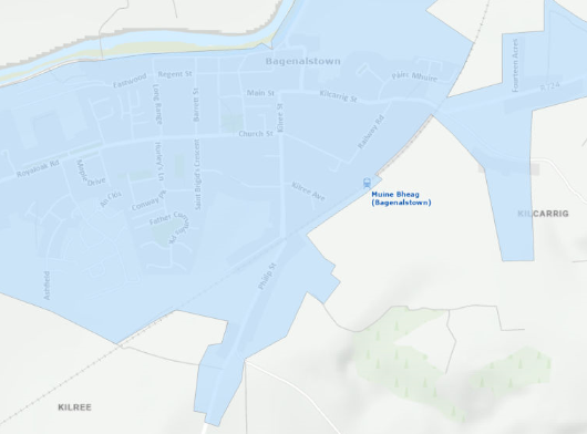 Section of Bagenalstown BWN