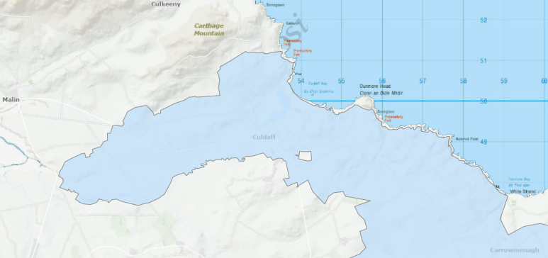 Section of Culdaff PWS BWN