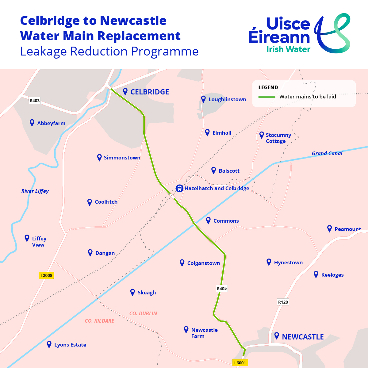 Celbridge to Newcastle WMR