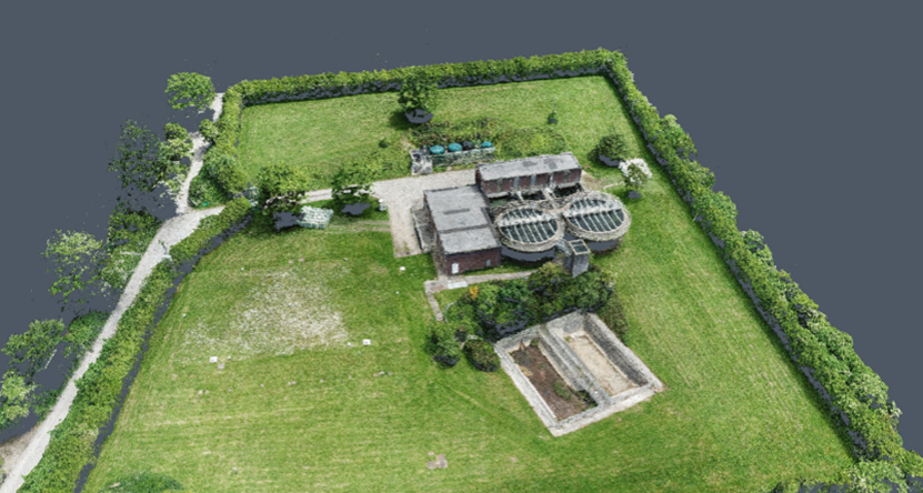 3D render of a treatment plant in Vinegar Hill