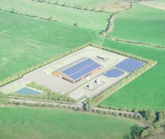 Artistic Representation of infrastructure site - Booster Pumping Station (BPS)