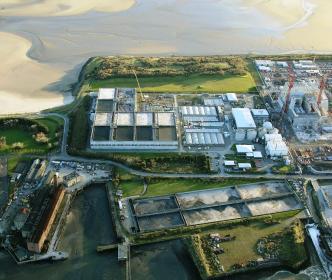 A wastewater treatment plant in Ringsend