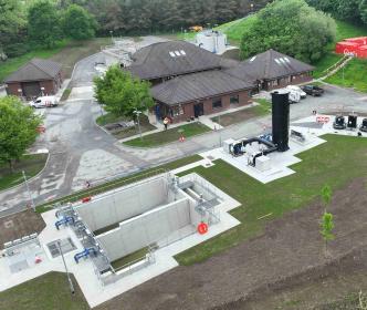 The water treatment plant at Clara